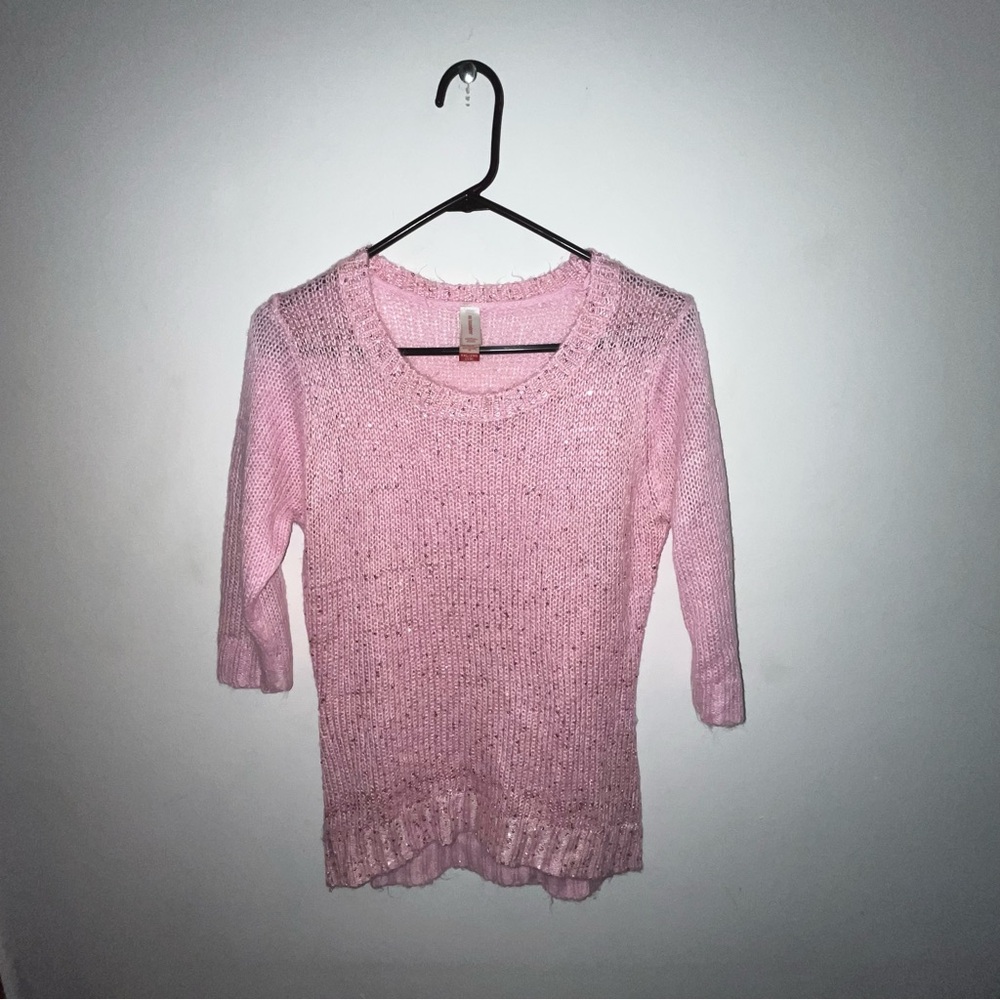 Kids girls Pink Knit Sweater